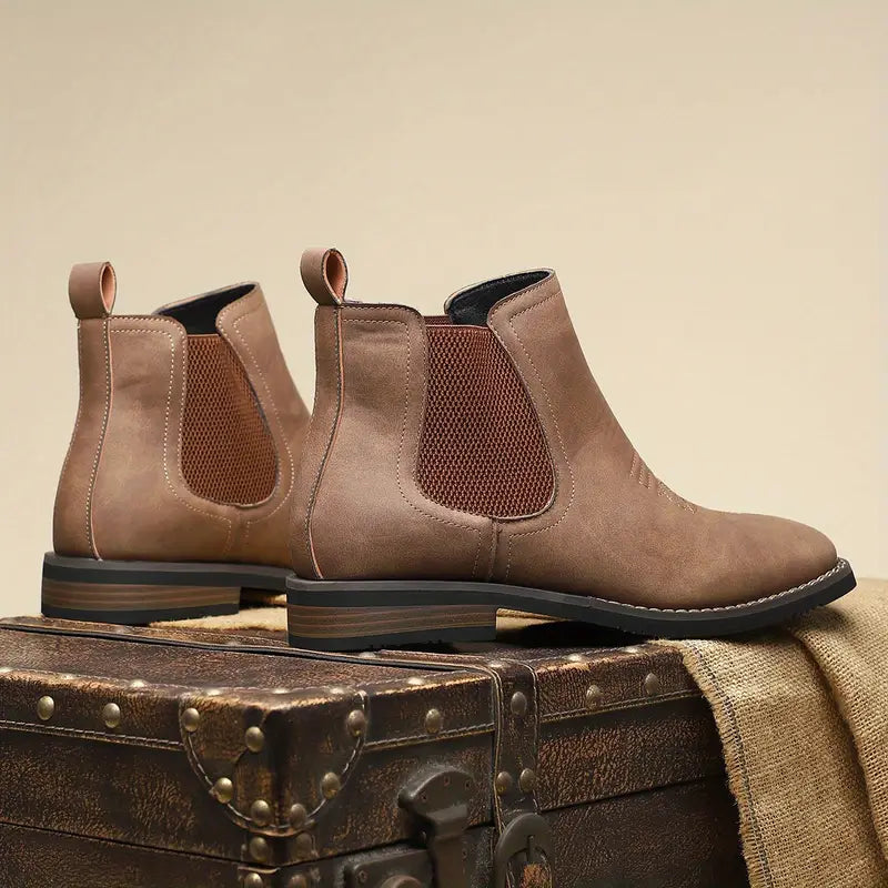 HENDERSON™ | Leather Ankle Boots