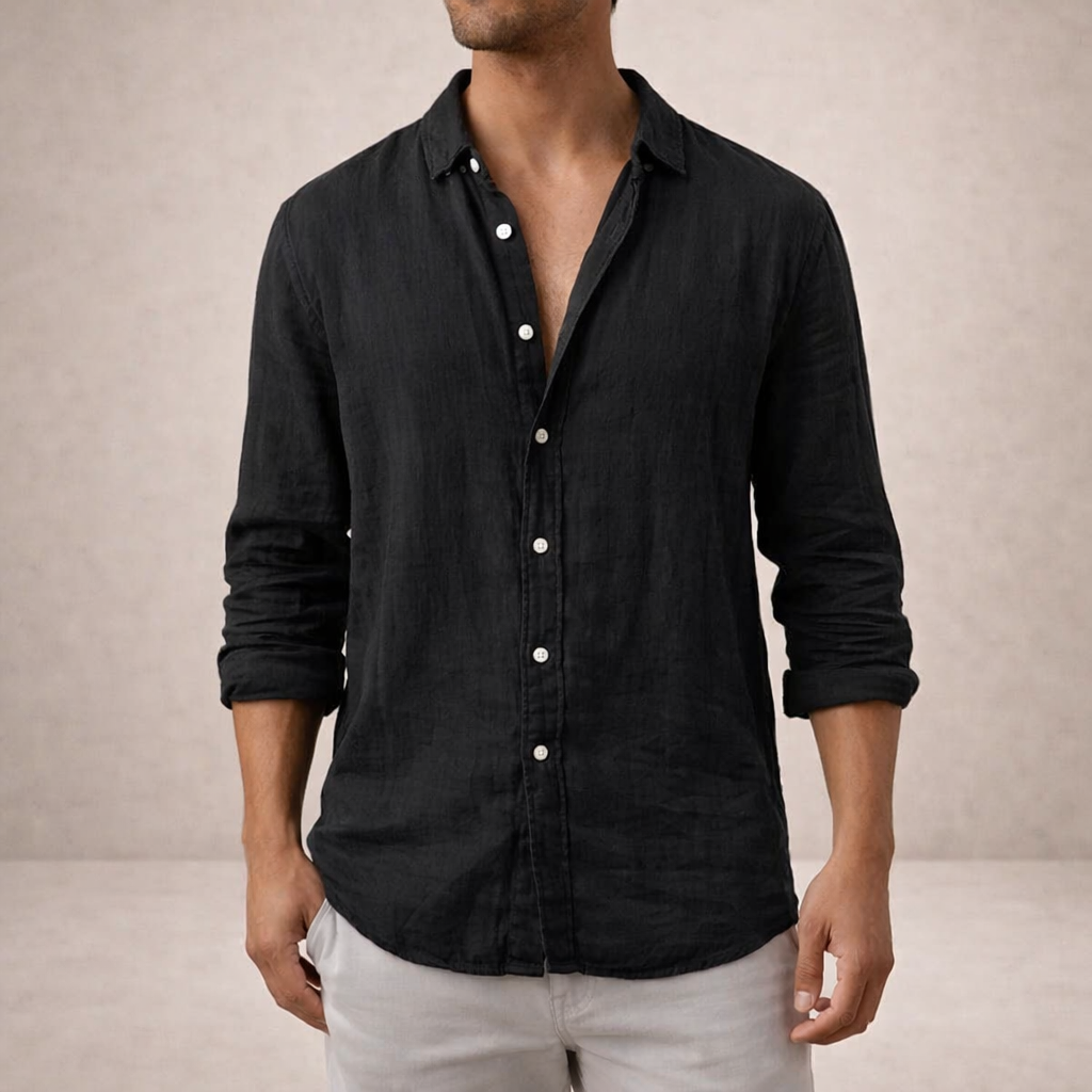 HENDERSON™ | Long-Sleeve Linen Shirt