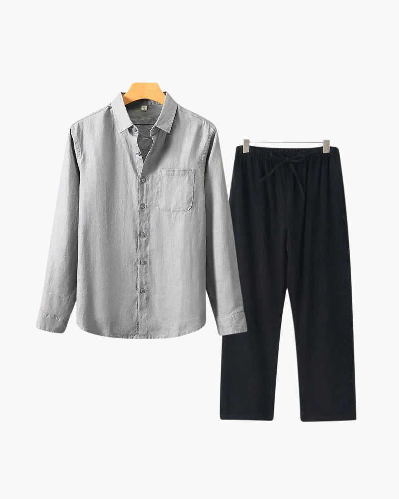 HENDERSON™ | Long-sleeve linen set