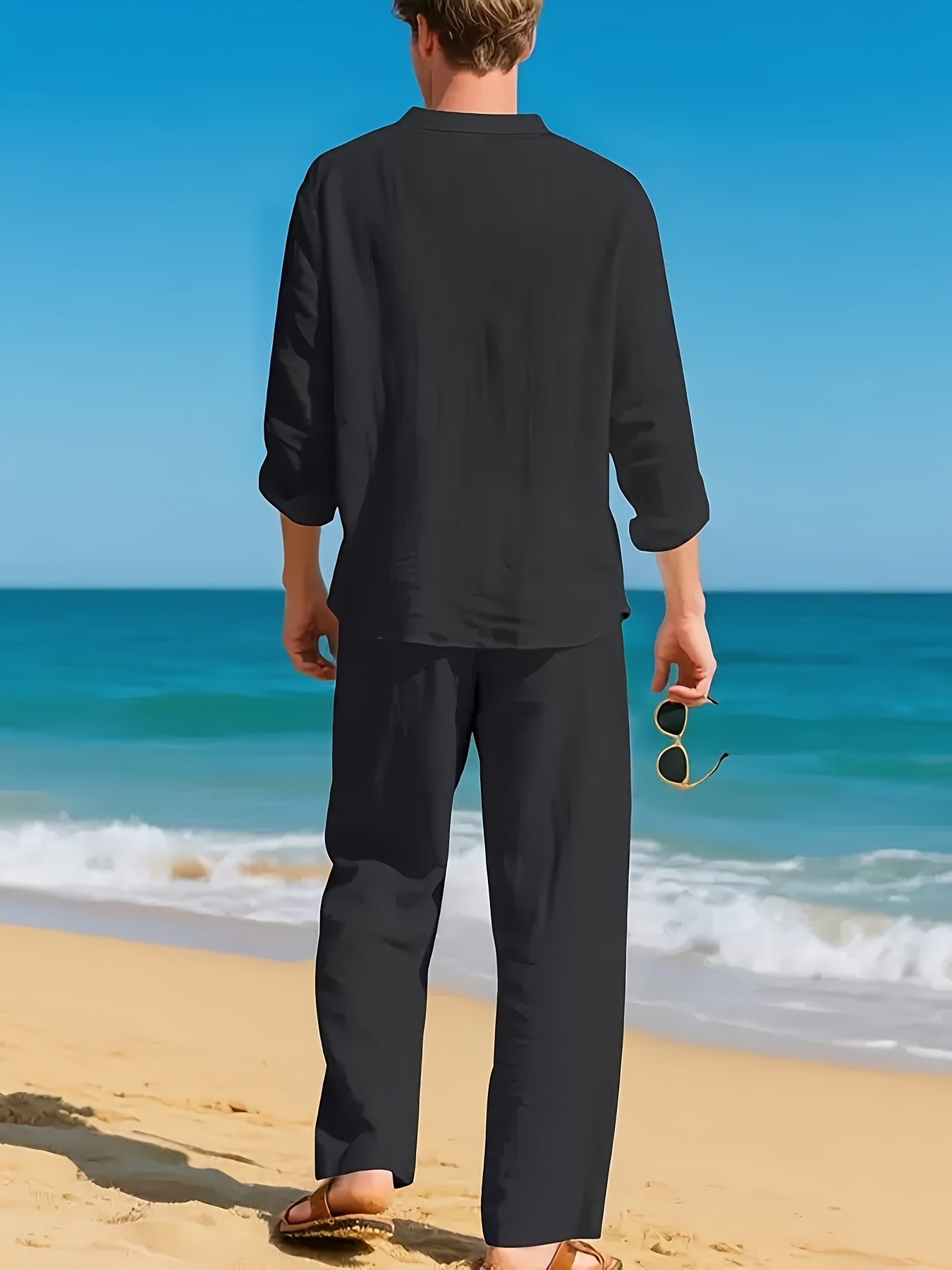 HENDERSON™ | Men's Woven Linen Co-Ord Set