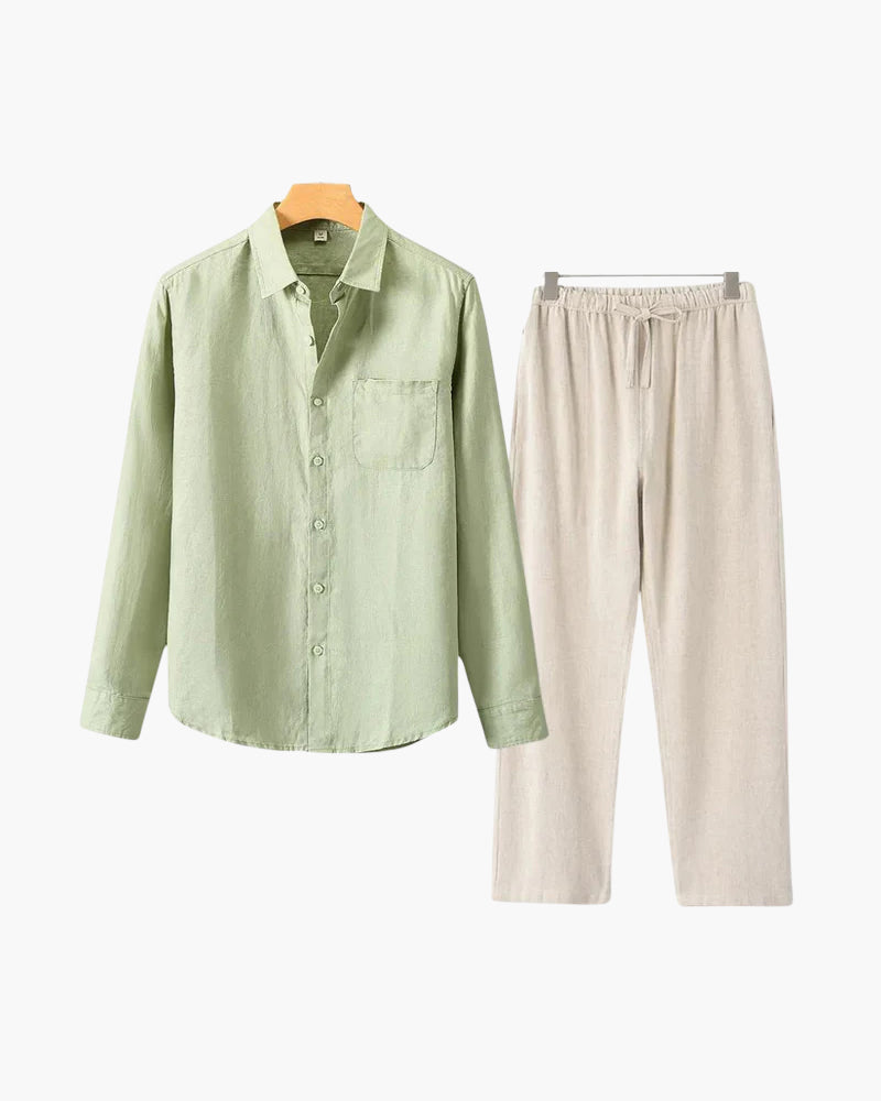 HENDERSON™ | Long-sleeve linen set