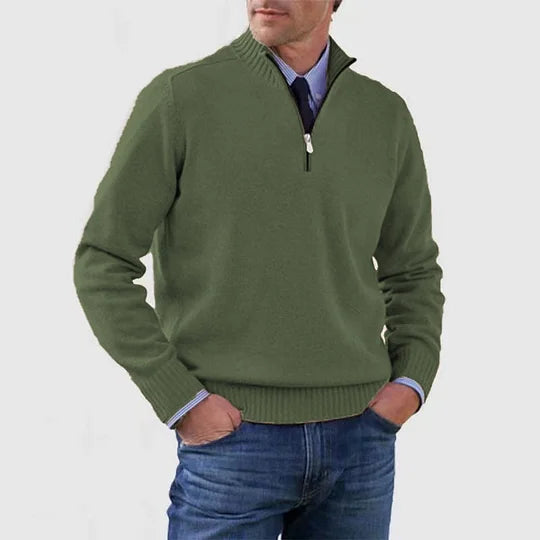 HENDERSON™ | Anti-Pill Mid-Zip Knit