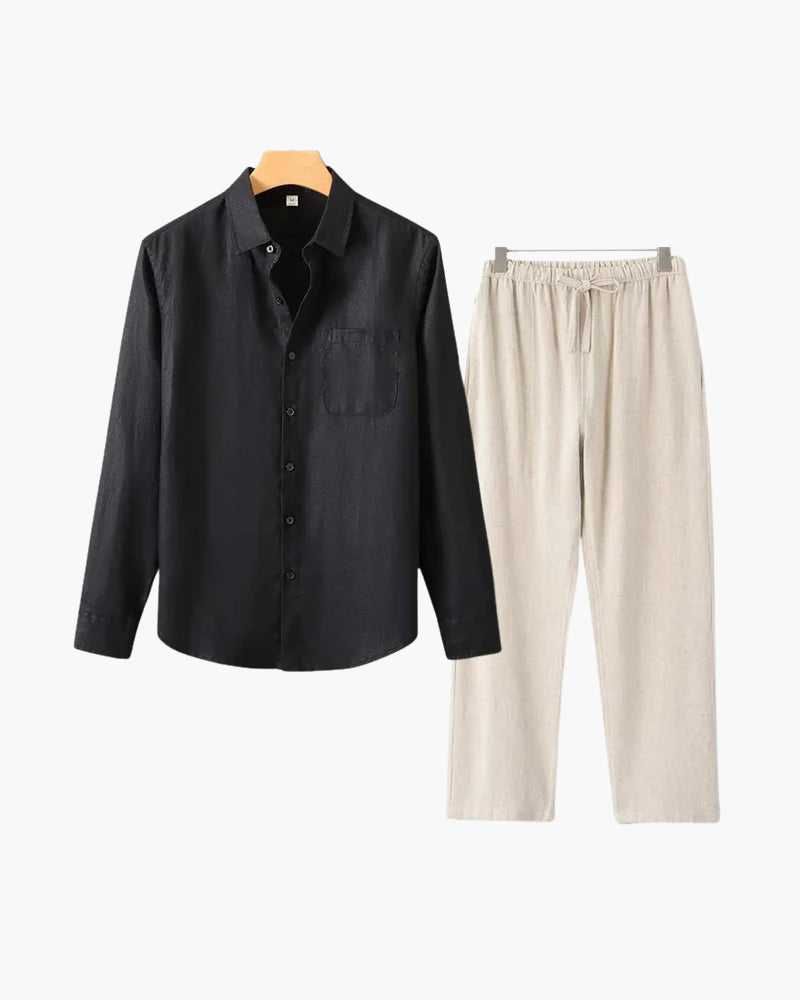 HENDERSON™ | Long-sleeve linen set