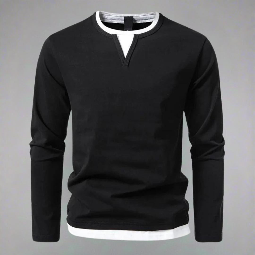 HENDERSON™ | V-Neck Long-Sleeve Tee