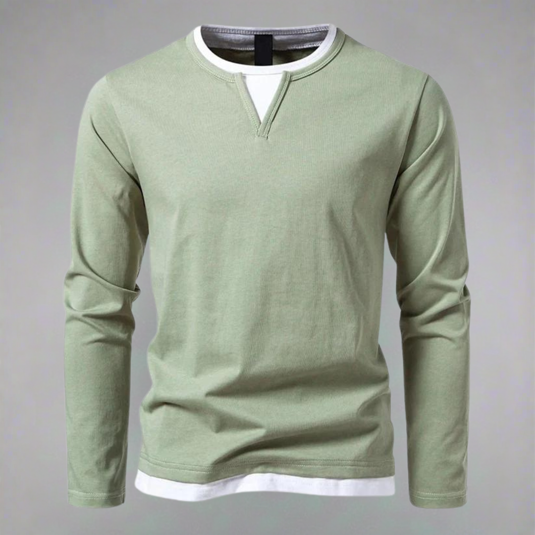 HENDERSON™ | V-Neck Long-Sleeve Tee