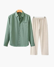 HENDERSON™ | Long-sleeve linen set