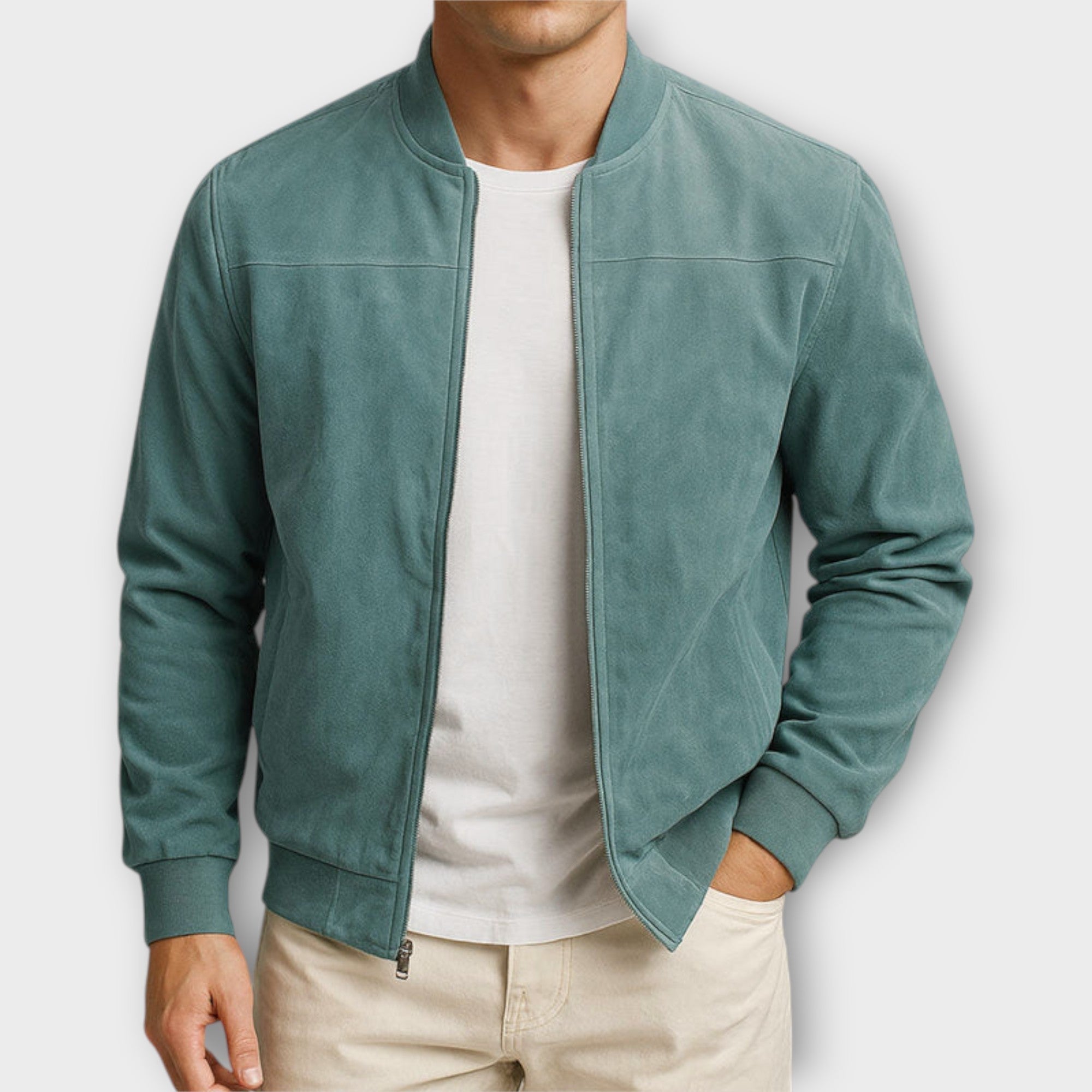 HENDERSON™ | Suede Bomber Jacket