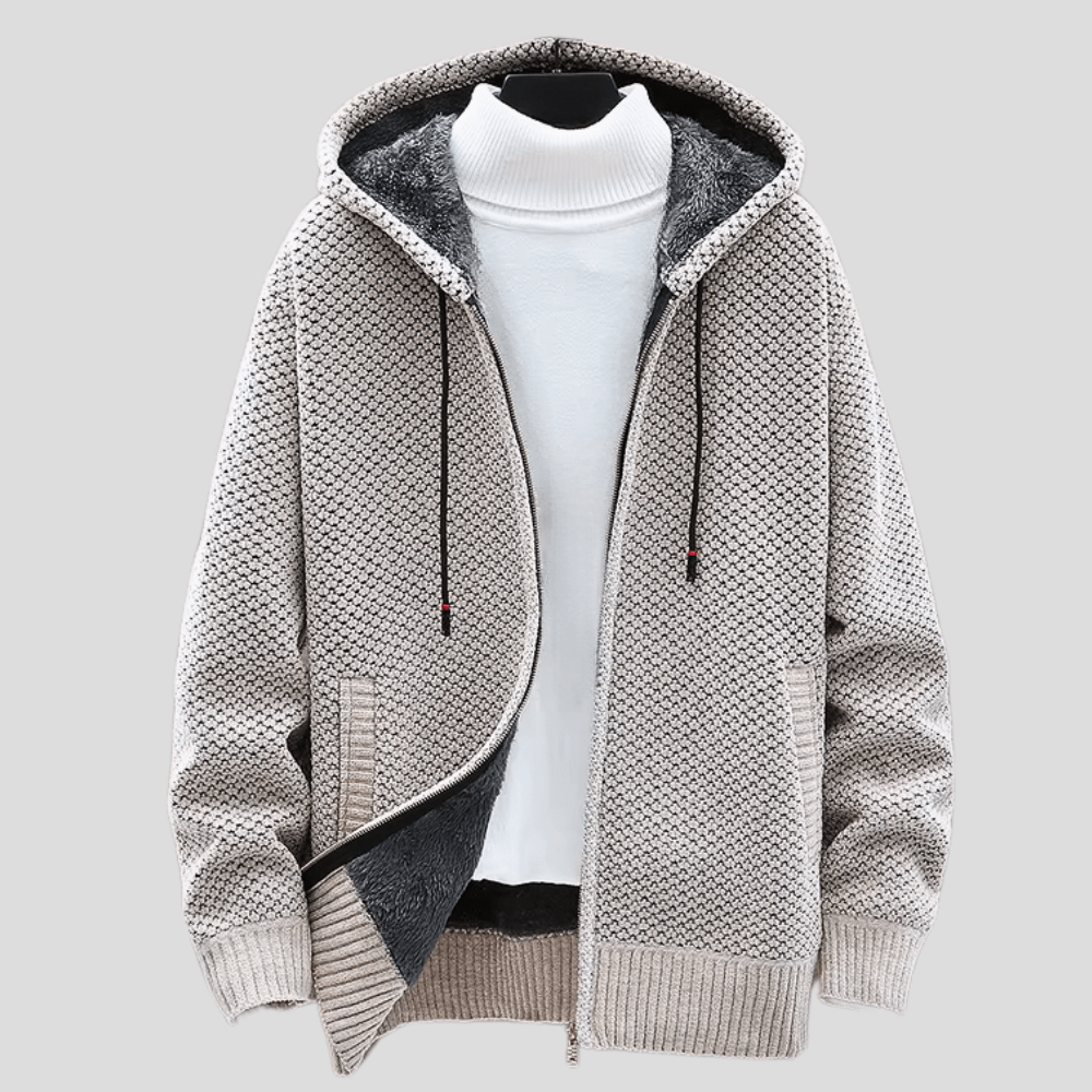 HENDERSON™ | Knit-Outer Fleece Hoodie