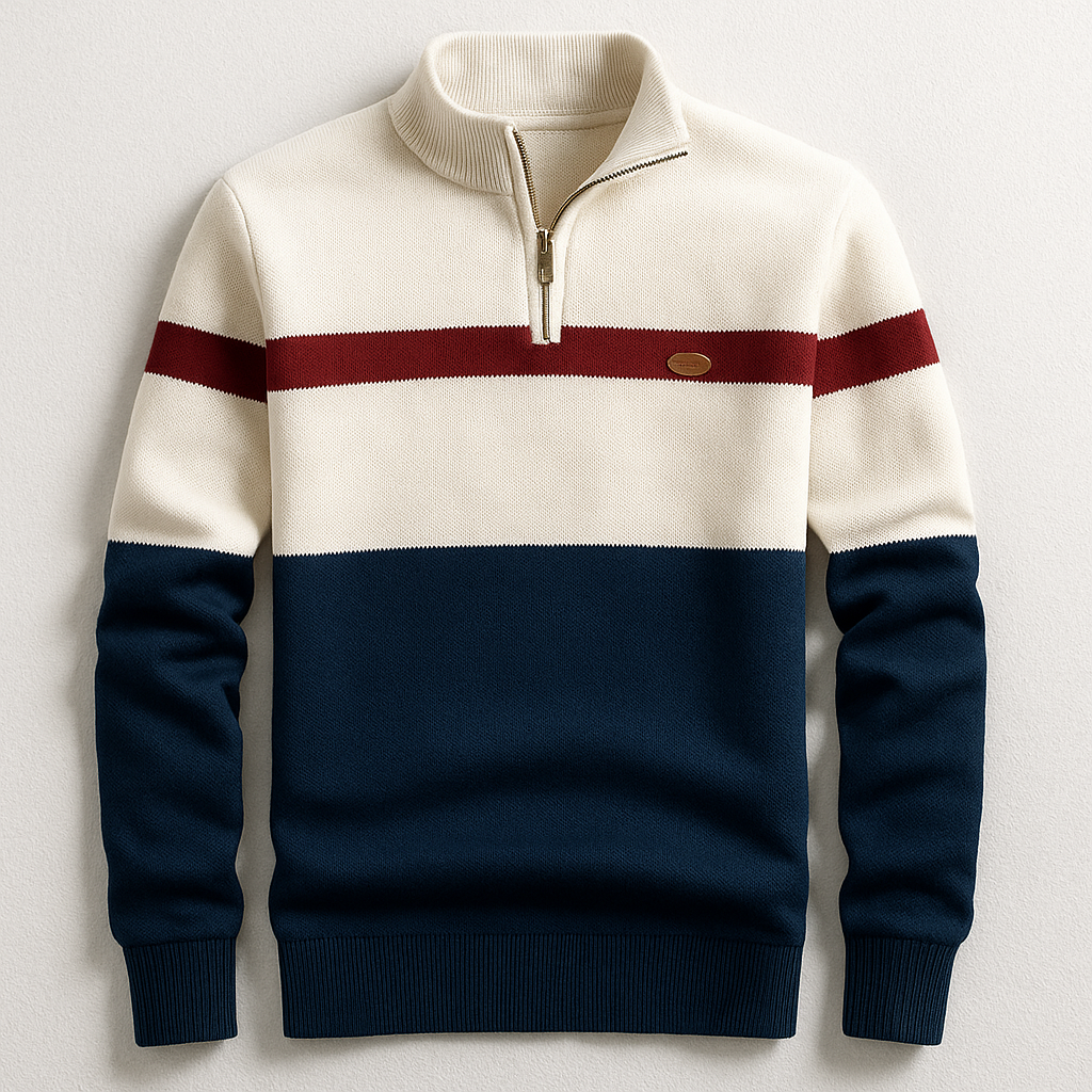 HENDERSON™ | Zip-Neck Longsleeve
