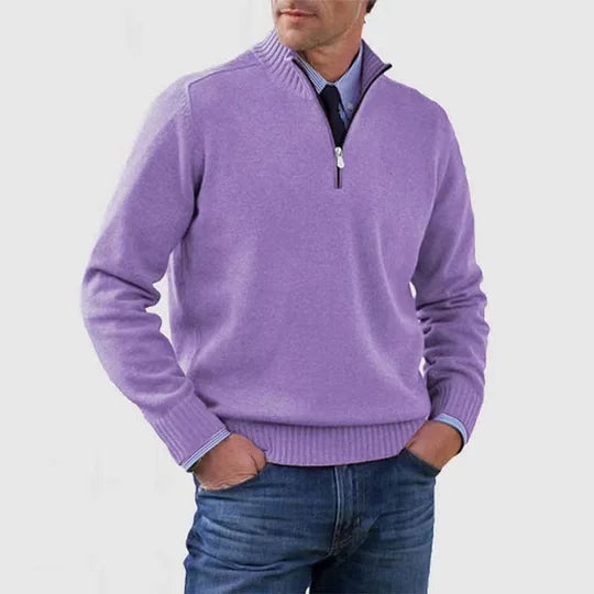HENDERSON™ | Anti-Pill Mid-Zip Knit