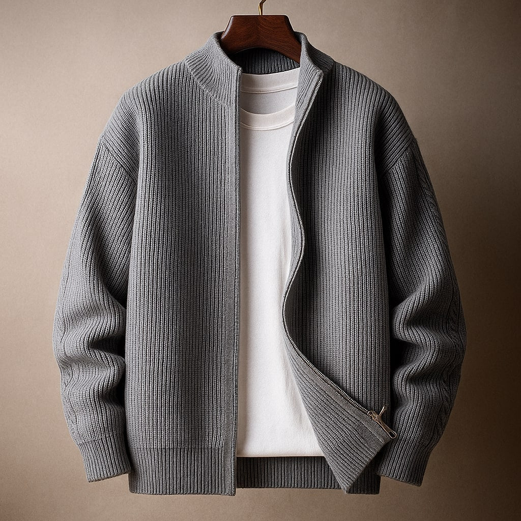 HENDERSON™ | Men's Ribbed Zip-Neck