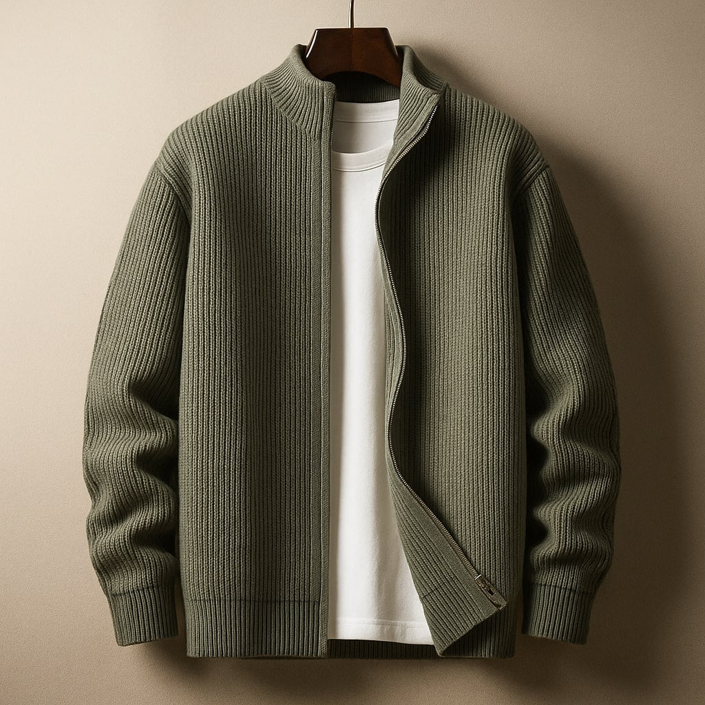 HENDERSON™ | Men's Ribbed Zip-Neck