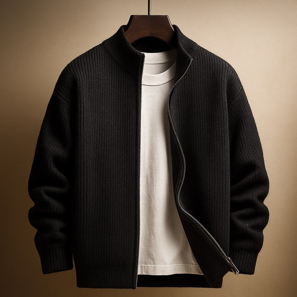 HENDERSON™ | Men's Ribbed Zip-Neck