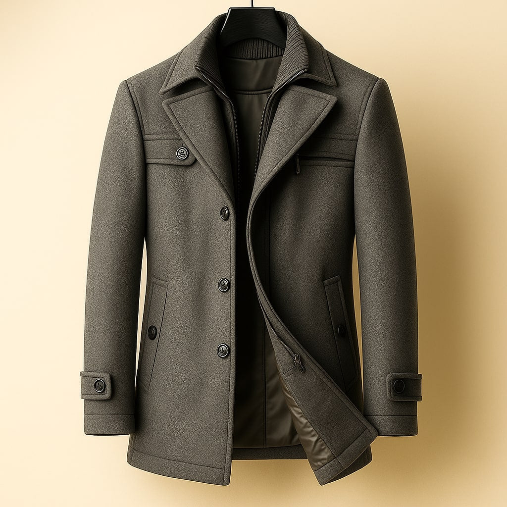 HENDERSON™ | Layered Wool Coat