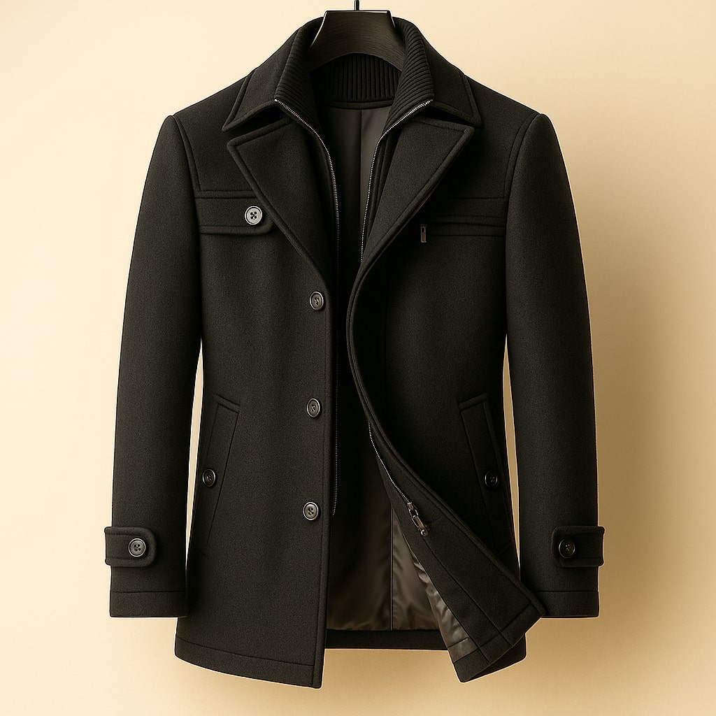 HENDERSON™ | Layered Wool Coat