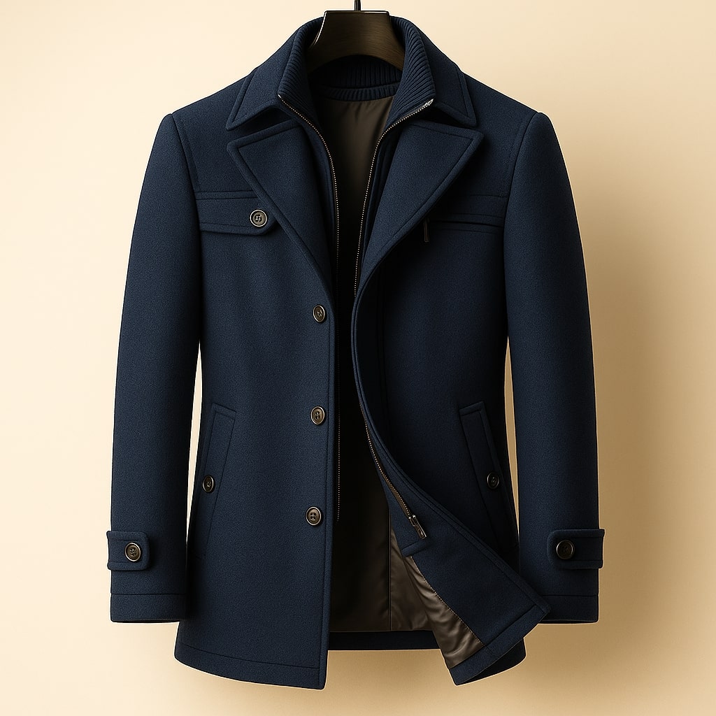 HENDERSON™ | Layered Wool Coat