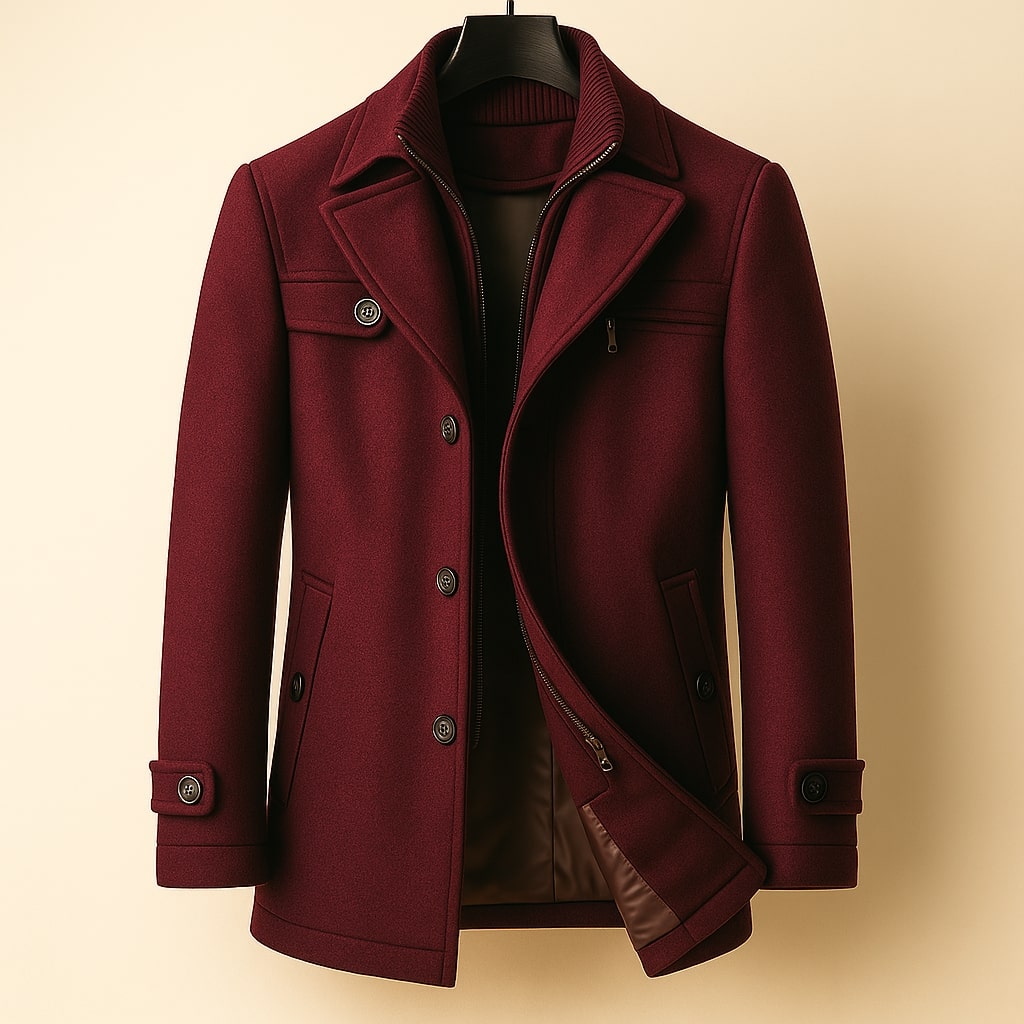 HENDERSON™ | Layered Wool Coat