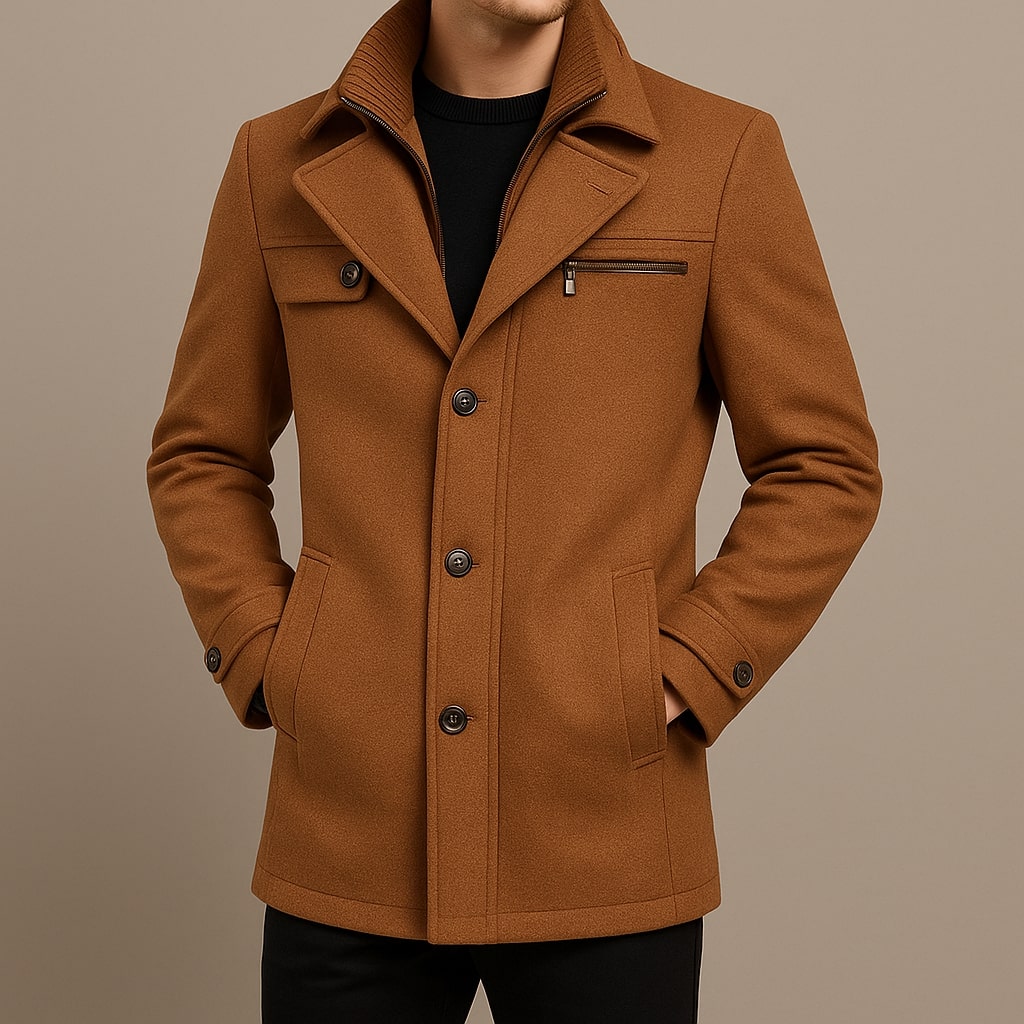 HENDERSON™ | Layered Wool Coat
