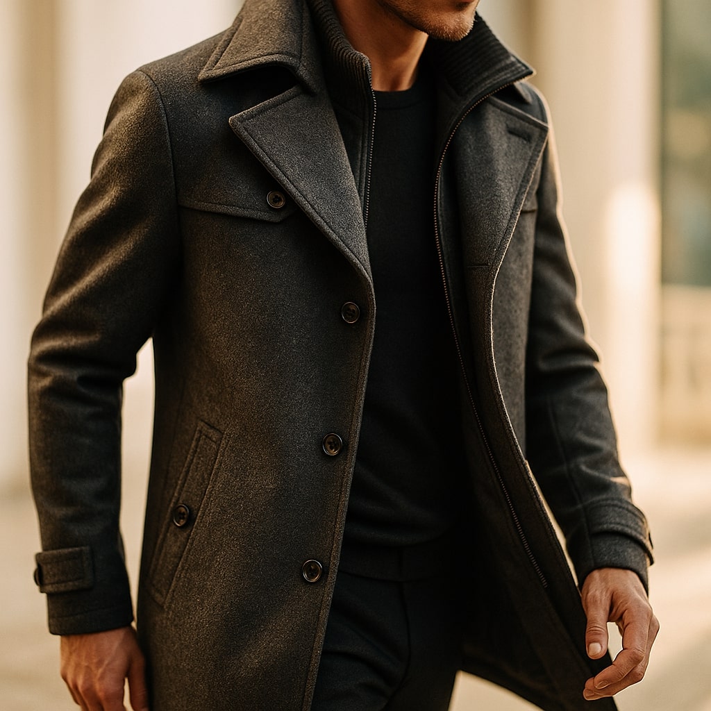 HENDERSON™ | Layered Wool Coat
