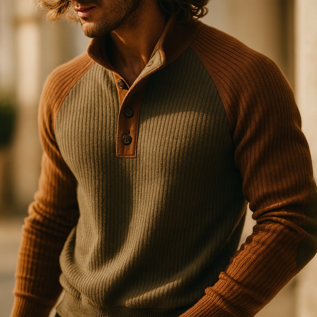 HENDERSON™ | Henley Sweater