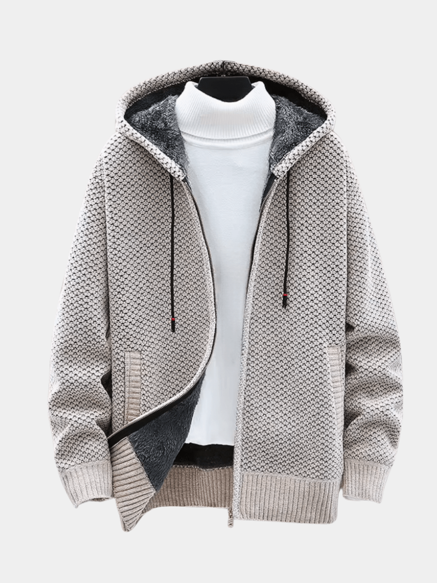 HENDERSON™ | Knit-Outer Fleece Hoodie