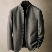 HENDERSON  | Wool Jacket with Straight Collar