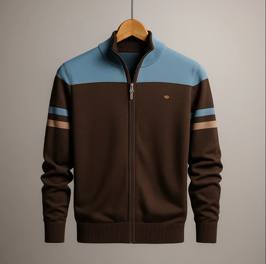 HENDERSON™ | Color-Block Zip-Up