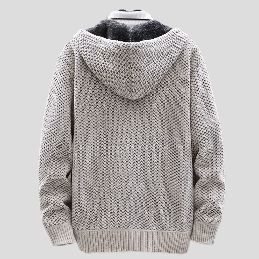 HENDERSON™ | Knit-Outer Fleece Hoodie