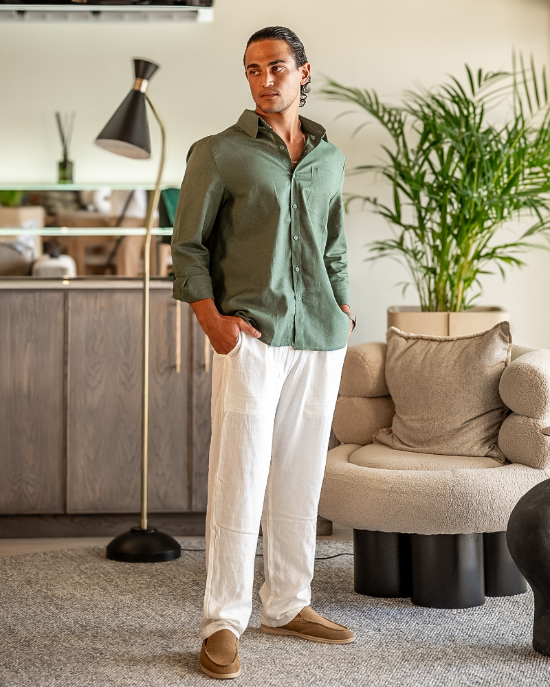 HENDERSON™ | Long-sleeve linen set