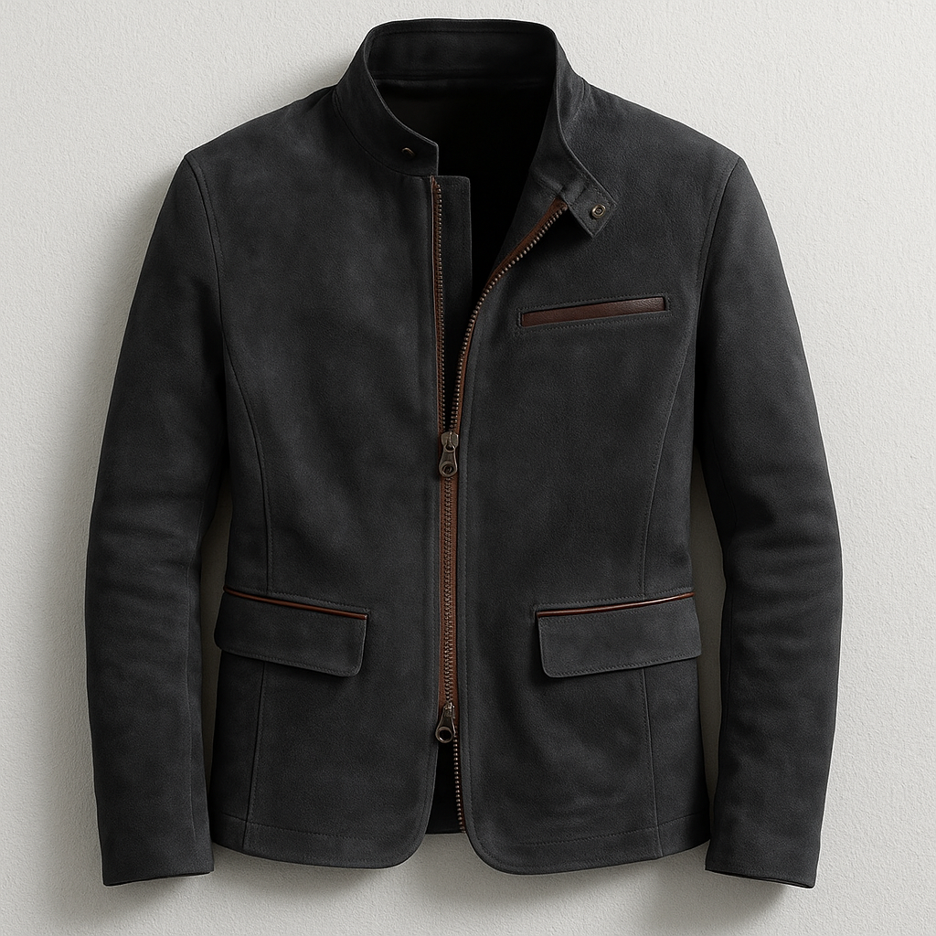 HENDERSON™ | Suede Zip Jacket
