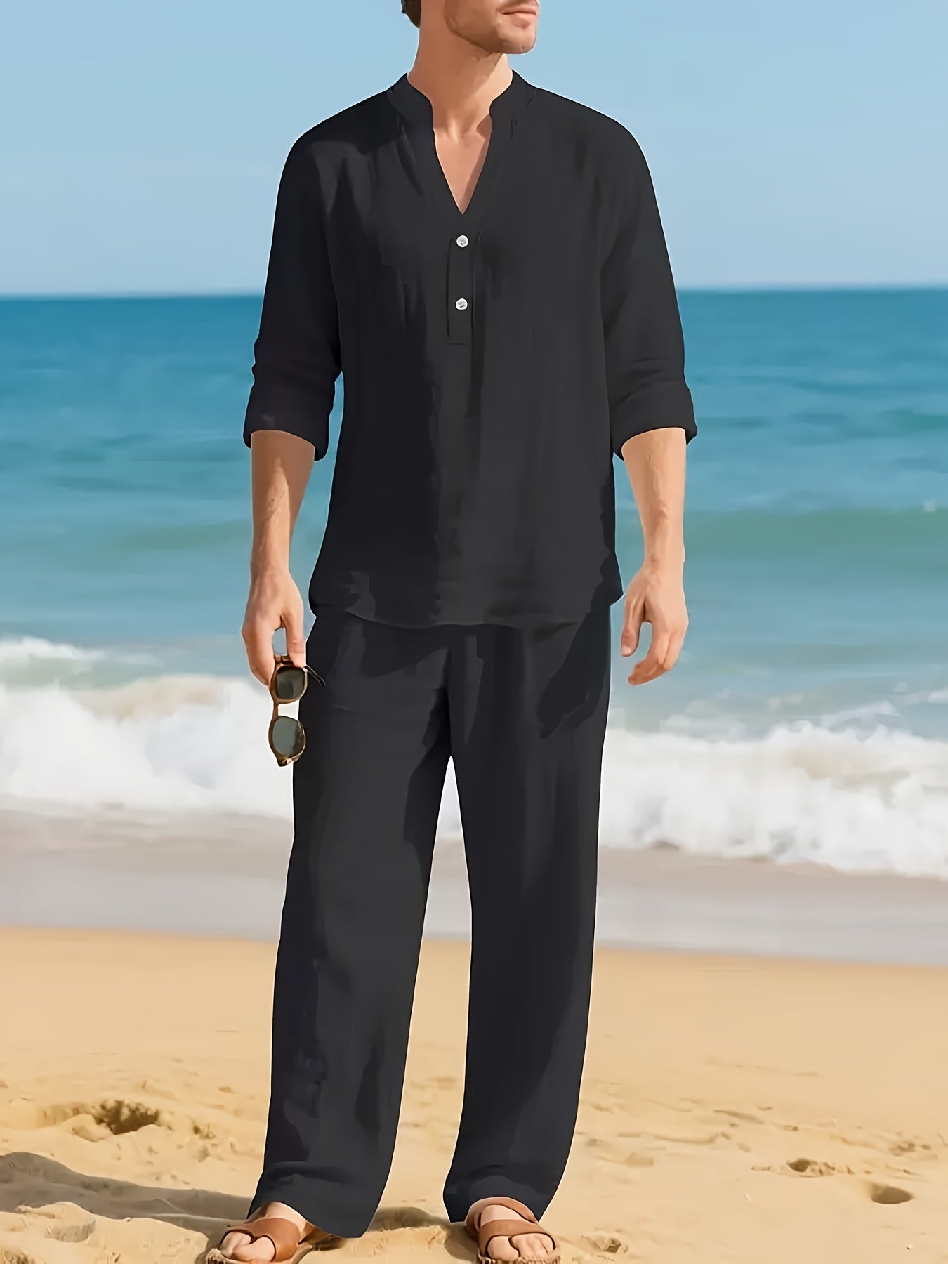 HENDERSON™ | Men's Woven Linen Co-Ord Set