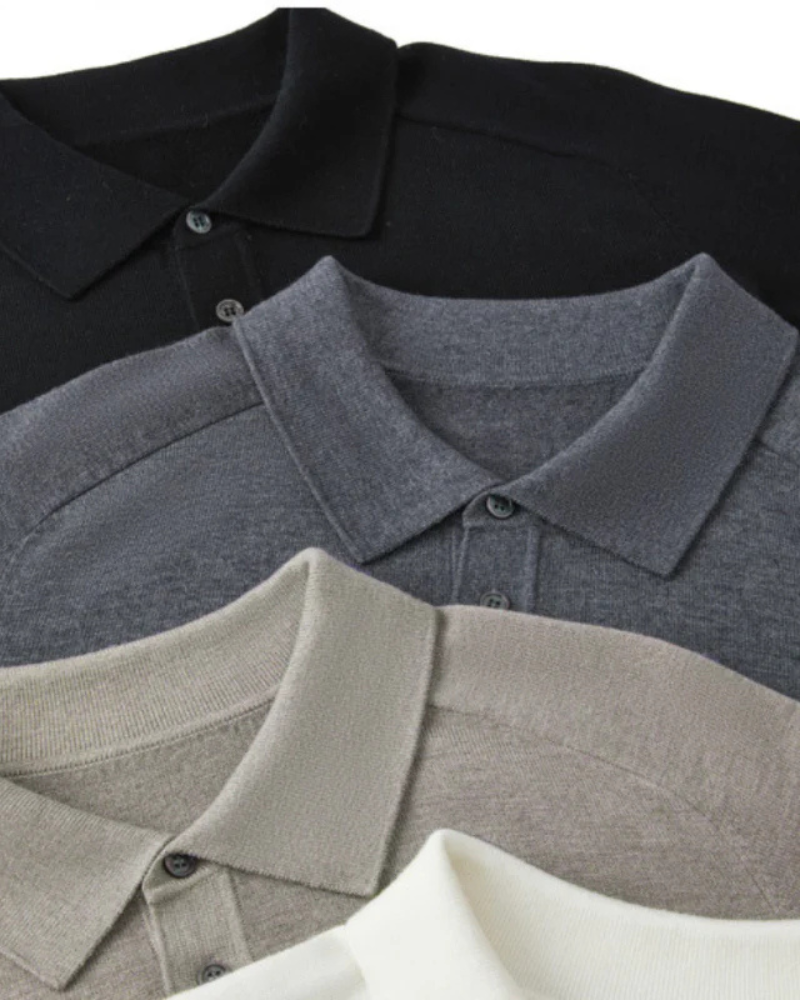 HENDERSON™ | Premium Neat Wool Polo