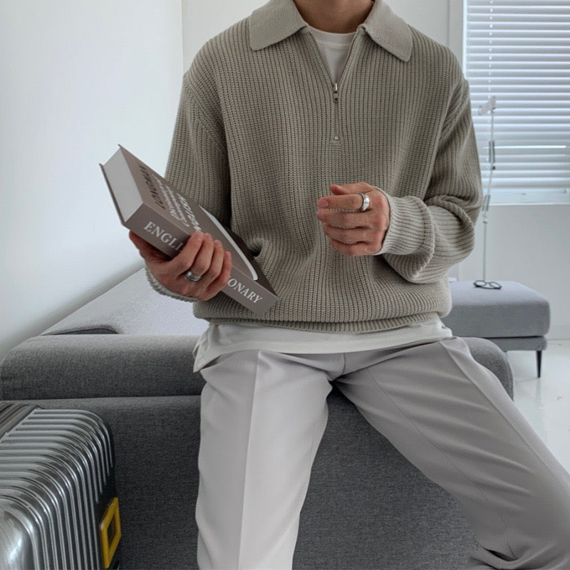 HENDERSON™ | Rason Zipped Sweater