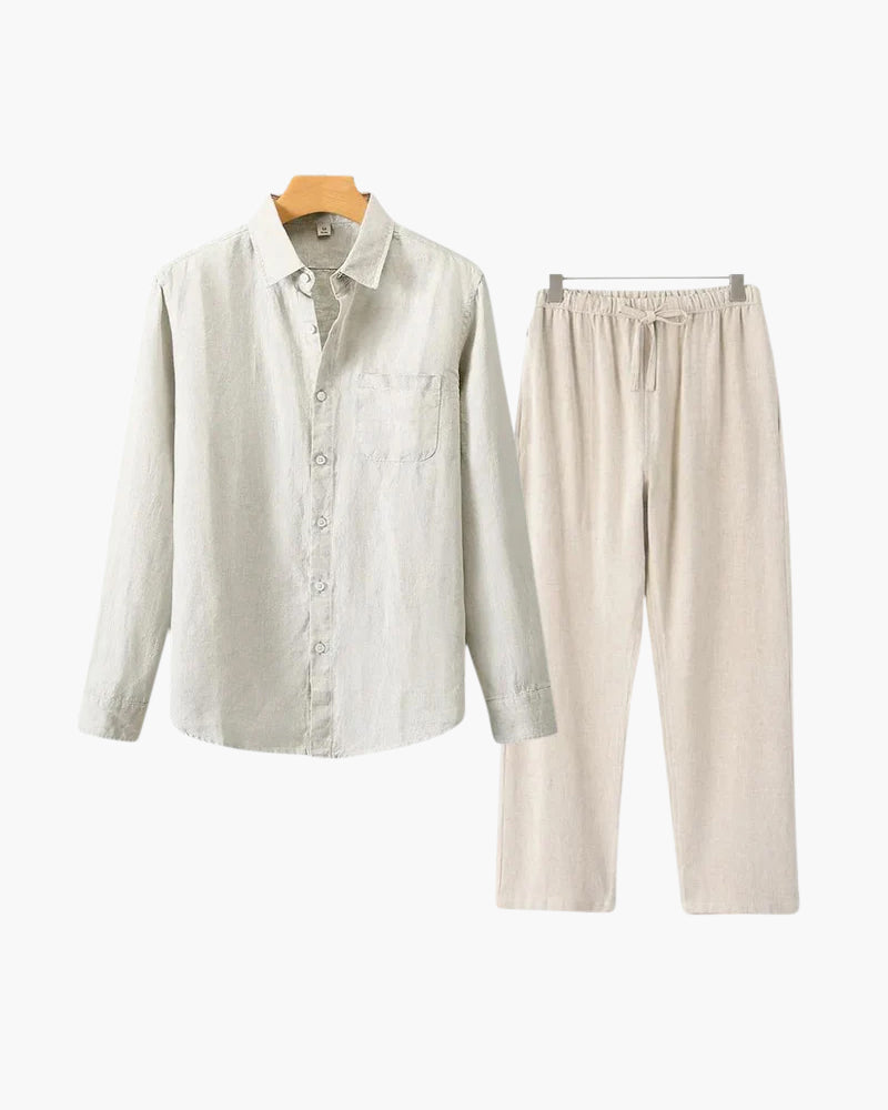 HENDERSON™ | Long-sleeve linen set
