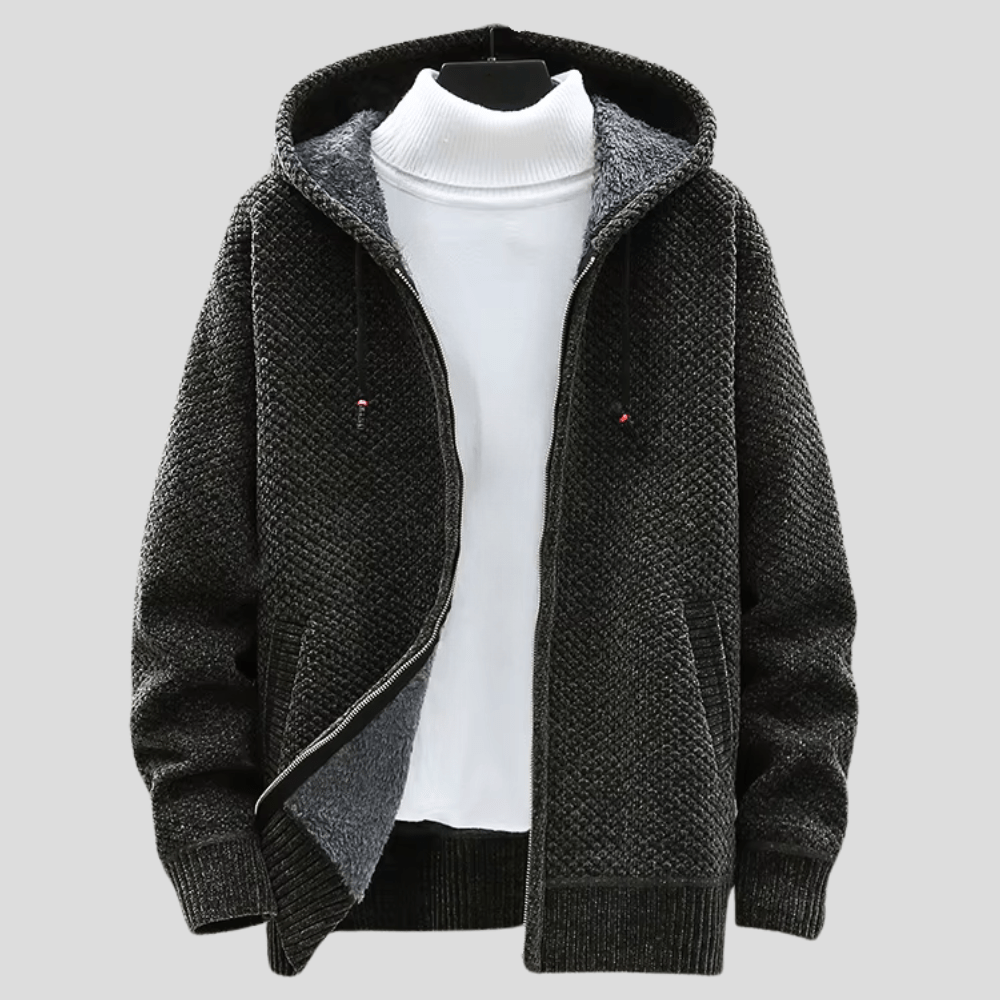 HENDERSON™ | Knit-Outer Fleece Hoodie