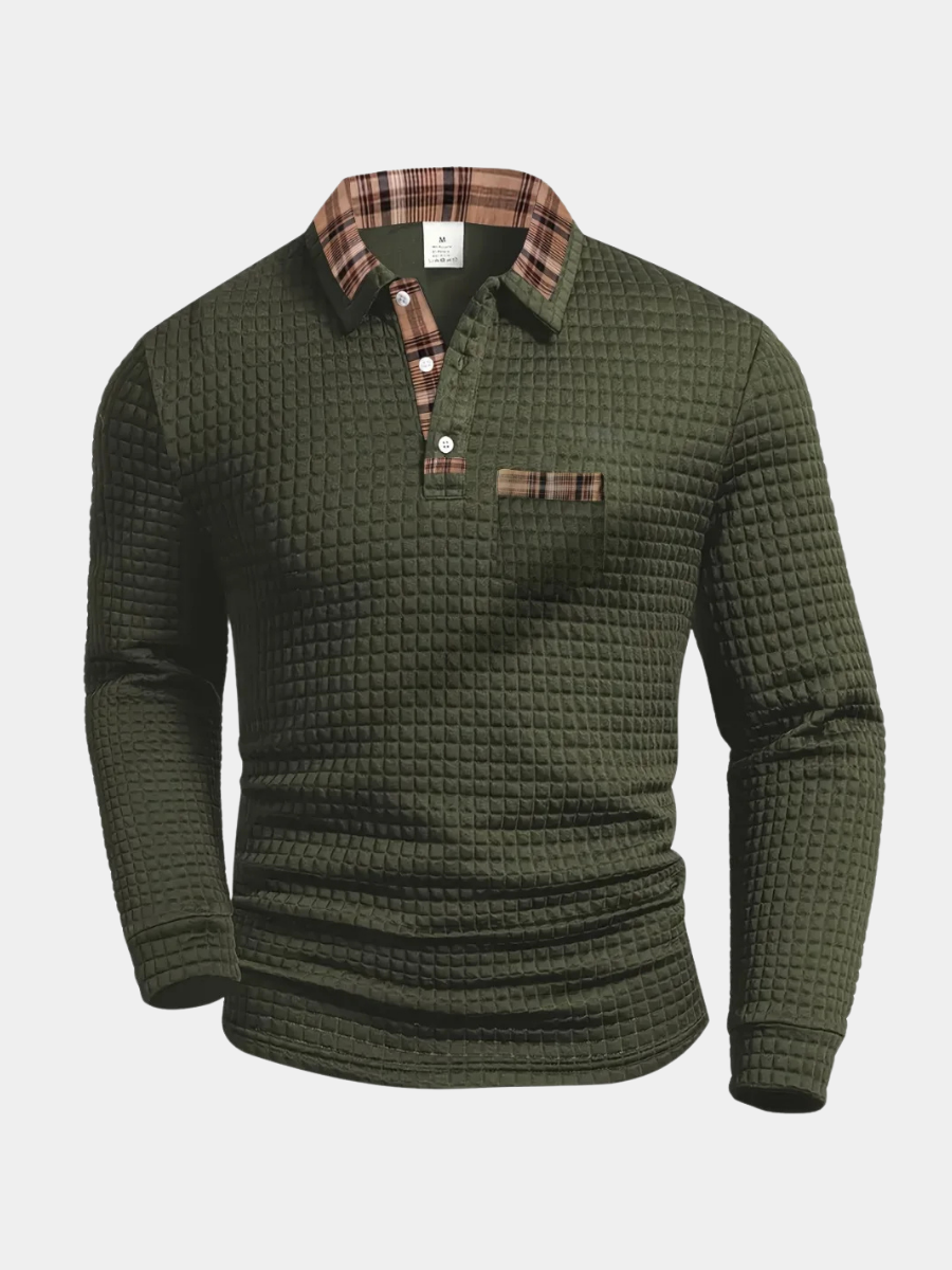 HENDERSON™ | Fine-Check Long Sleeve