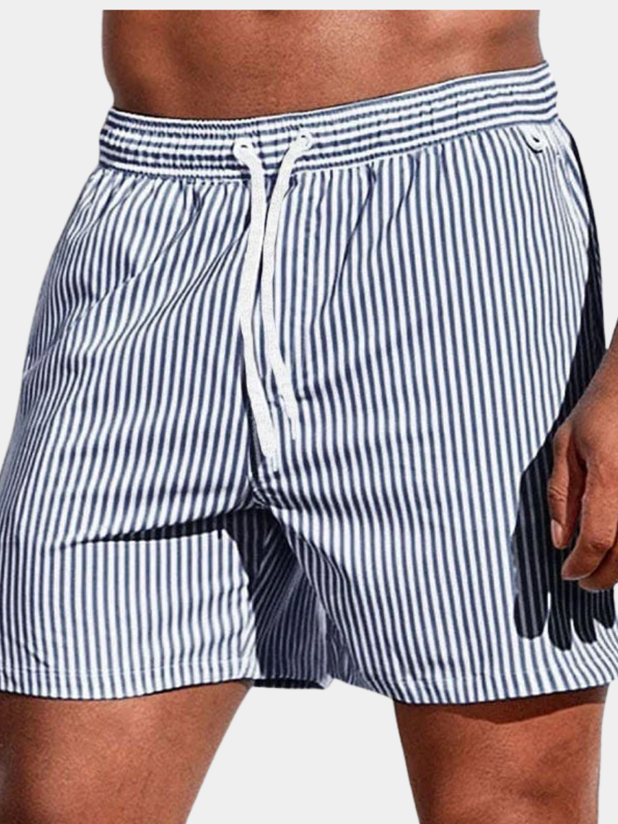 HENDERSON™ | Striped Swim Shorts