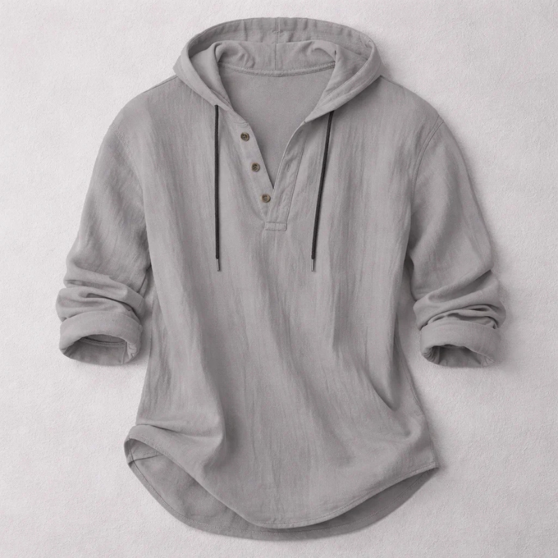 HENDERSON™ | Hooded Henley Shirt