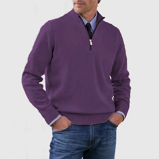 HENDERSON™ | Anti-Pill Mid-Zip Knit