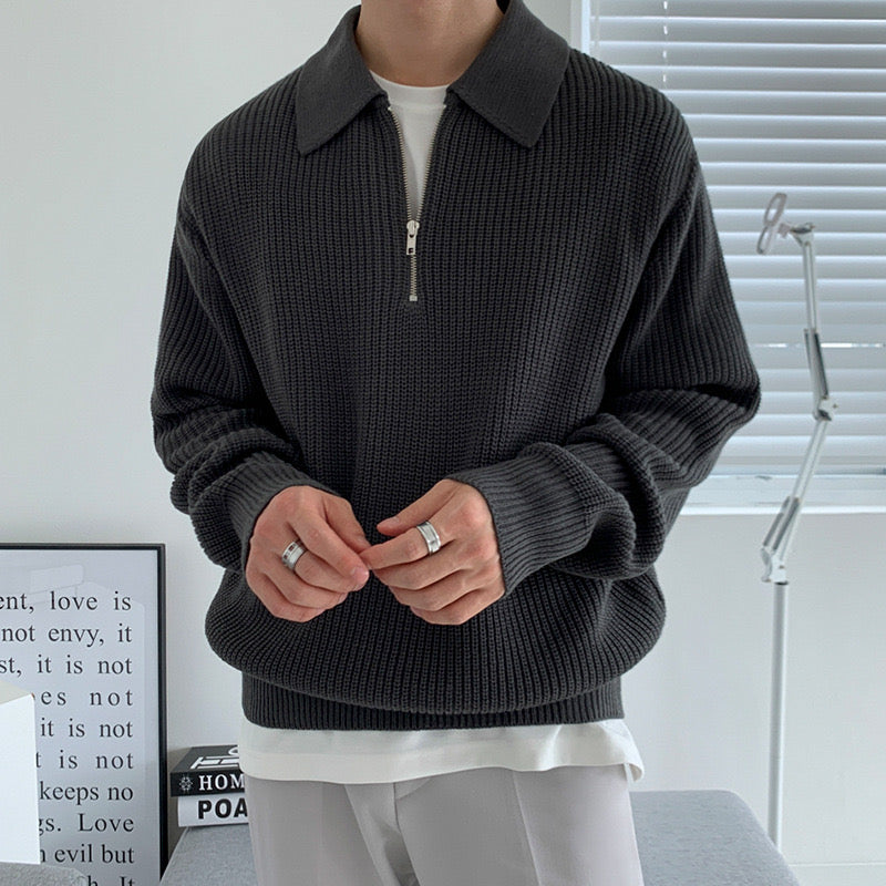 HENDERSON™ | Rason Zipped Sweater