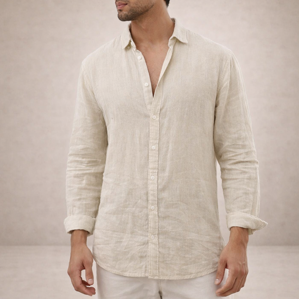 HENDERSON™ | Long-Sleeve Linen Shirt