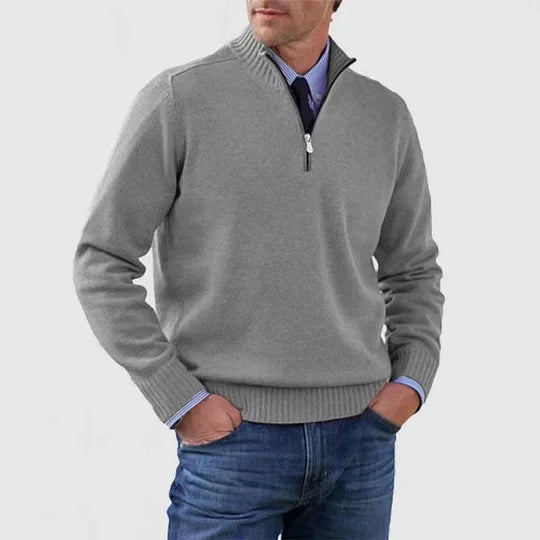 HENDERSON™ | Anti-Pill Mid-Zip Knit