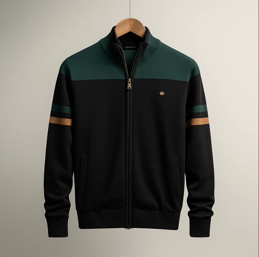HENDERSON™ | Color-Block Zip-Up