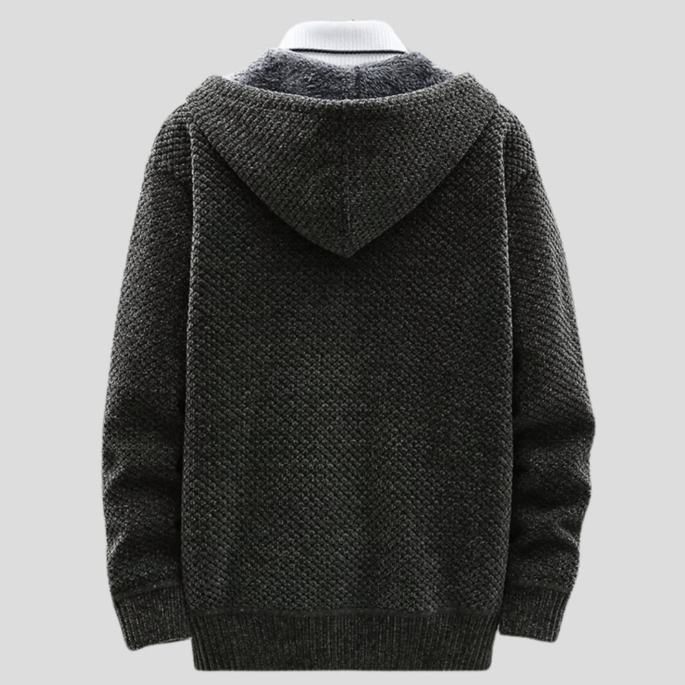 HENDERSON™ | Knit-Outer Fleece Hoodie
