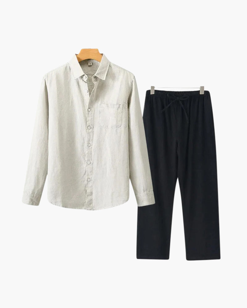 HENDERSON™ | Long-sleeve linen set