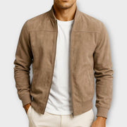 HENDERSON™ | Suede Bomber Jacket