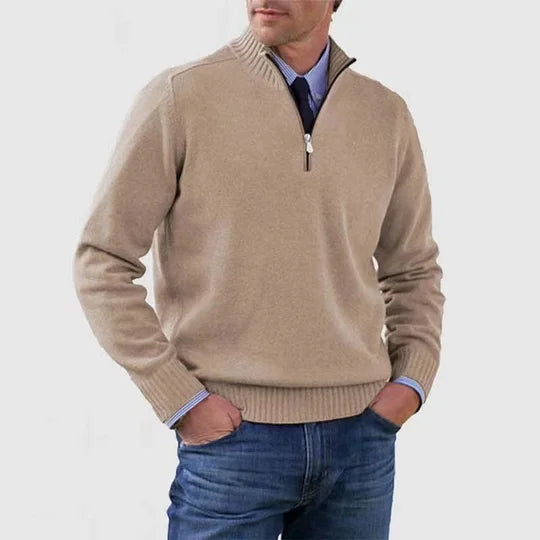 HENDERSON™ | Anti-Pill Mid-Zip Knit