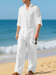 HENDERSON™ | Men's Woven Linen Co-Ord Set