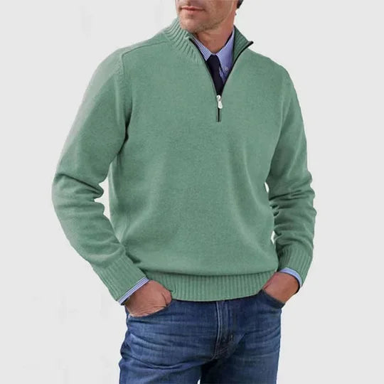 HENDERSON™ | Anti-Pill Mid-Zip Knit