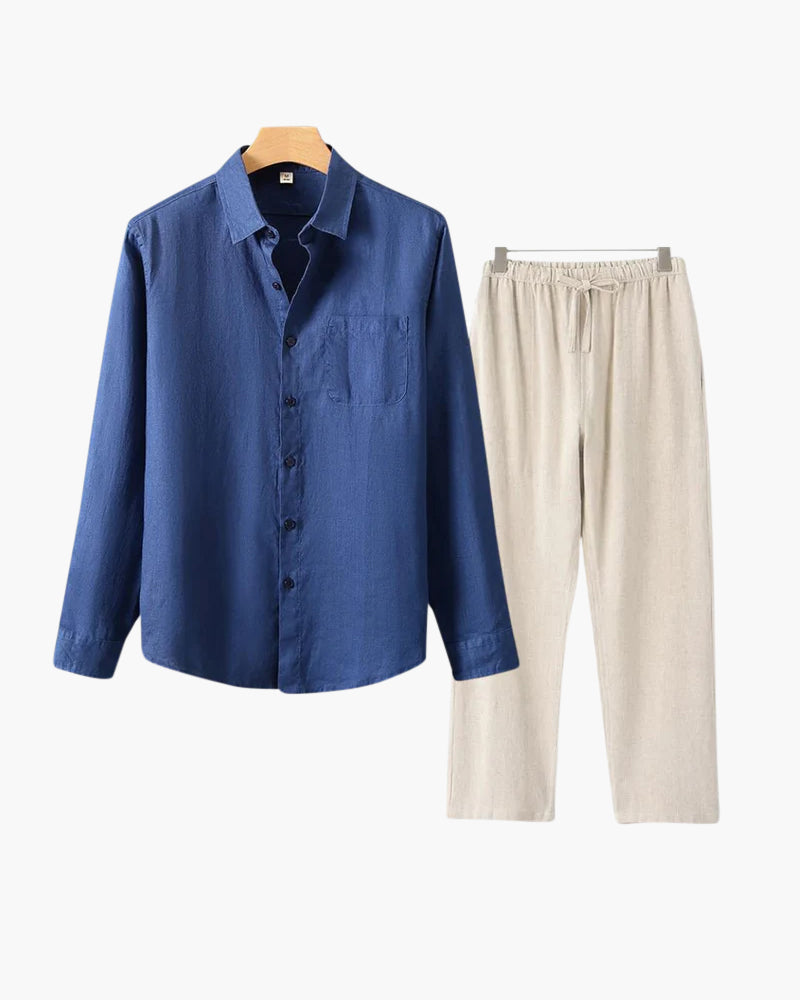 HENDERSON™ | Long-sleeve linen set